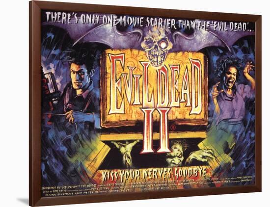 Evil Dead II, Bruce Campbell, 1987-null-Framed Art Print