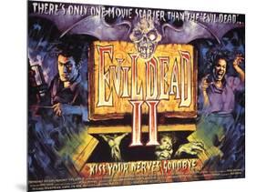 Evil Dead II, Bruce Campbell, 1987-null-Mounted Art Print