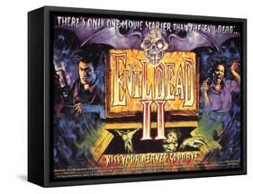 Evil Dead II, Bruce Campbell, 1987-null-Framed Stretched Canvas