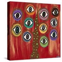 Evil Eye Tree I-Kerri Ambrosino-Stretched Canvas