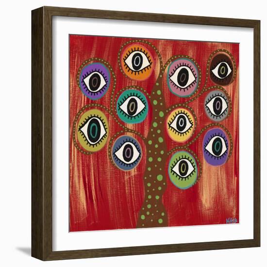 Evil Eye Tree I-Kerri Ambrosino-Framed Giclee Print