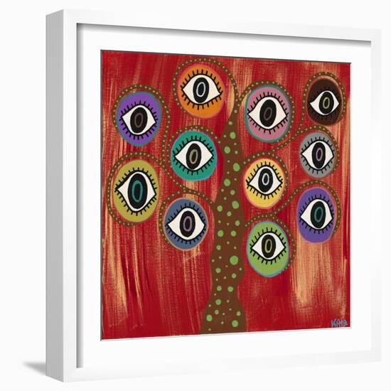 Evil Eye Tree I-Kerri Ambrosino-Framed Giclee Print