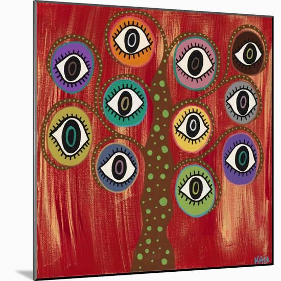 Evil Eye Tree I-Kerri Ambrosino-Mounted Giclee Print