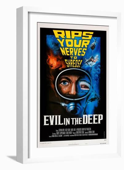 Evil in the Deep-null-Framed Art Print