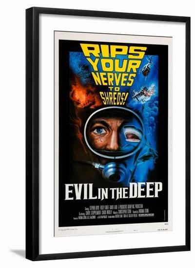 Evil in the Deep-null-Framed Art Print