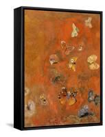 Evocation of Butterflies, c.1912-Odilon Redon-Framed Stretched Canvas