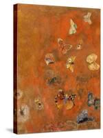 Evocation of Butterflies, c.1912-Odilon Redon-Stretched Canvas