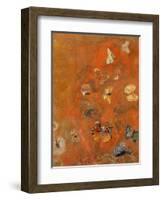 Evocation of Butterflies, c.1912-Odilon Redon-Framed Premium Giclee Print