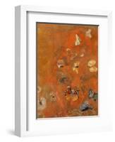 Evocation of Butterflies, c.1912-Odilon Redon-Framed Premium Giclee Print