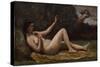 Evocation of Love, 1850-55-Jean-Baptiste-Camille Corot-Stretched Canvas