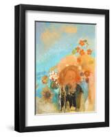 Evocation of Roussel, c. 1912-Odilon Redon-Framed Giclee Print