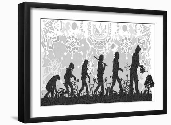 Evolution 2-Teofilo Olivieri-Framed Giclee Print