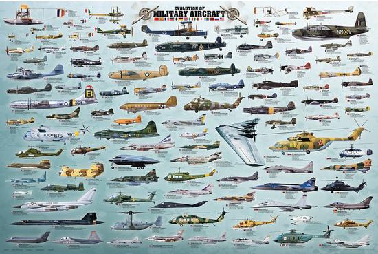 Evolution Military Aircraft-null-Lamina Framed Poster