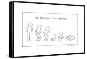 Evolution of a Hangover-Reza Farazmand-Framed Stretched Canvas