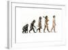Evolution of Man-Karen Humpage-Framed Giclee Print
