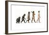 Evolution of Man-Karen Humpage-Framed Giclee Print