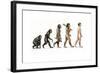 Evolution of Man-Karen Humpage-Framed Giclee Print