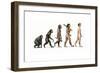 Evolution of Man-Karen Humpage-Framed Giclee Print