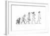 Evolution of Man-Karen Humpage-Framed Giclee Print