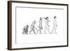 Evolution of Man-Karen Humpage-Framed Giclee Print