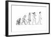 Evolution of Man-Karen Humpage-Framed Giclee Print