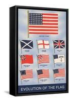 Evolution of the Flag-null-Framed Stretched Canvas