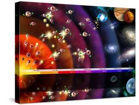 Evolution of the Universe, Artwork-Jose Antonio-Stretched Canvas