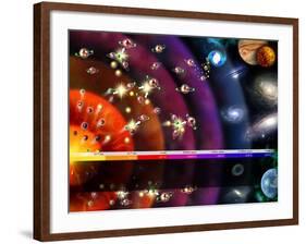 Evolution of the Universe, Artwork-Jose Antonio-Framed Photographic Print