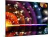 Evolution of the Universe, Artwork-Jose Antonio-Mounted Photographic Print