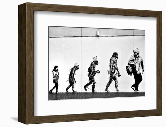 Evolution-null-Framed Art Print
