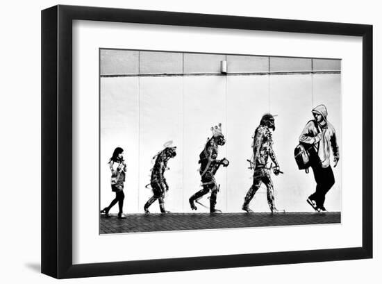 Evolution-null-Framed Art Print