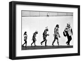 Evolution-null-Framed Art Print