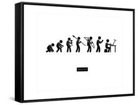 #Evolve-null-Framed Stretched Canvas