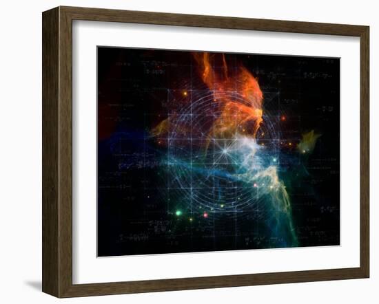 Evolving Cosmos-agsandrew-Framed Art Print