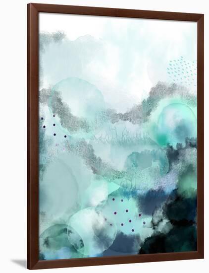 Evolving Ocean 2-Urban Epiphany-Framed Art Print