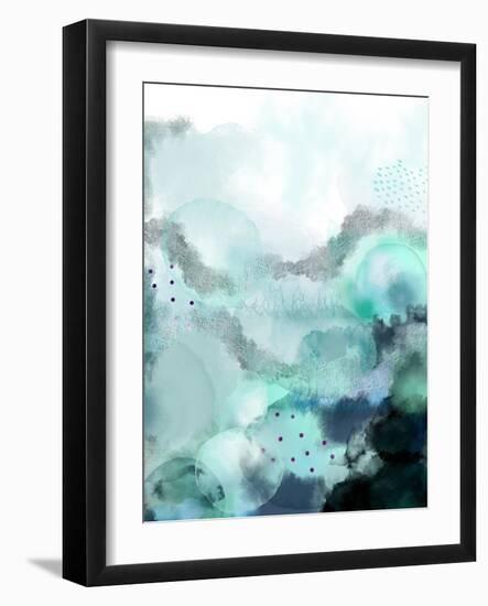 Evolving Ocean 2-Urban Epiphany-Framed Art Print