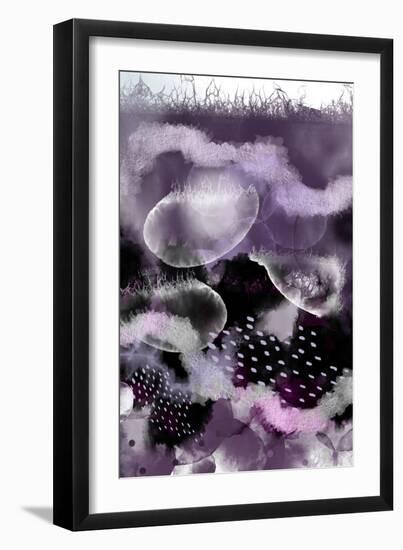 Evolving Ocean_Purple-Urban Epiphany-Framed Art Print