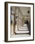 Evora University Arcaded Courtyard, Evora, Alentejo, Portugal, Europe-White Gary-Framed Photographic Print