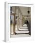 Evora University Arcaded Courtyard, Evora, Alentejo, Portugal, Europe-White Gary-Framed Photographic Print