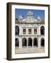 Evora University Arcaded Courtyard, Evora, Alentejo, Portugal, Europe-White Gary-Framed Photographic Print