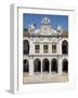 Evora University Arcaded Courtyard, Evora, Alentejo, Portugal, Europe-White Gary-Framed Photographic Print