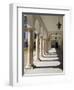 Evora University Arcaded Courtyard, Evora, Alentejo, Portugal, Europe-White Gary-Framed Photographic Print