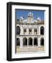 Evora University Arcaded Courtyard, Evora, Alentejo, Portugal, Europe-White Gary-Framed Photographic Print