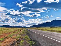 Road in New Mexico with Sky-evren_photos-Photographic Print