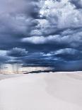 White Sands in New Mexico with Stormy Sky-evren_photos-Photographic Print