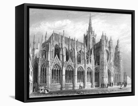 Evreux Cathedral, Evreux, France, 1836-Benjamin Winkles-Framed Stretched Canvas