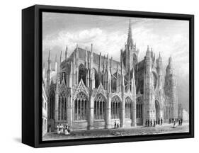 Evreux Cathedral, Evreux, France, 1836-Benjamin Winkles-Framed Stretched Canvas