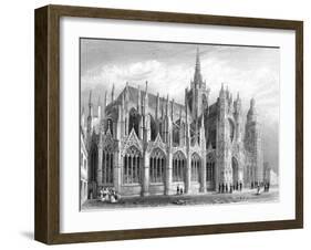 Evreux Cathedral, Evreux, France, 1836-Benjamin Winkles-Framed Giclee Print