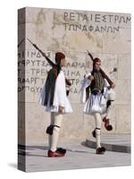 Evzons, Greek Guards, Syndagma, Parliament, Athens, Greece, Europe-Guy Thouvenin-Stretched Canvas