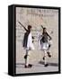 Evzons, Greek Guards, Syndagma, Parliament, Athens, Greece, Europe-Guy Thouvenin-Framed Stretched Canvas